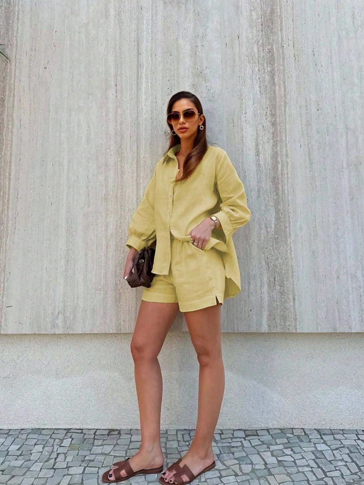 The Riviera Linen Set