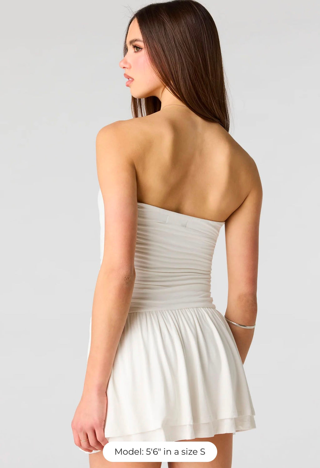 The Saint-Tropez Strapless Mini Dress
