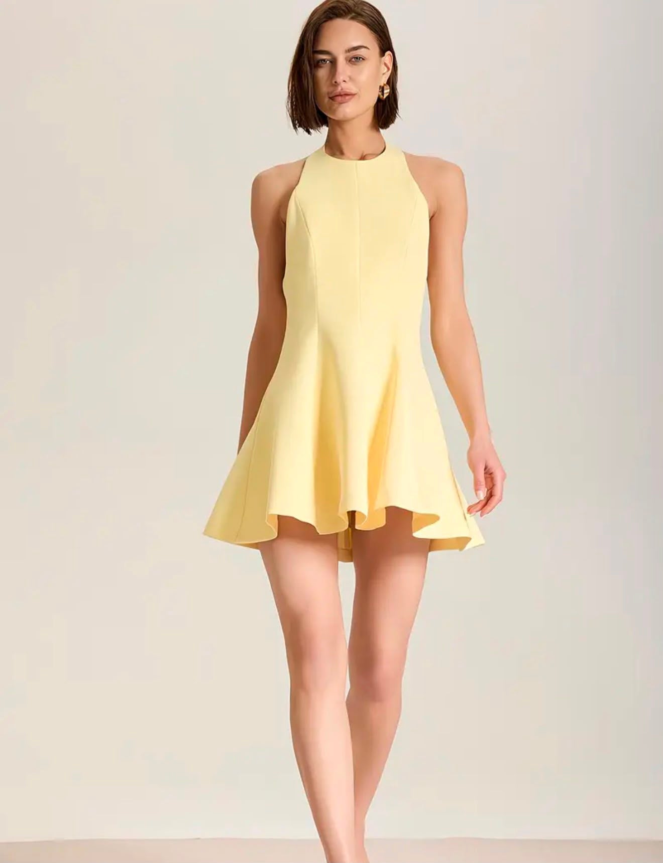 The Lemon Drop Mini Dress
