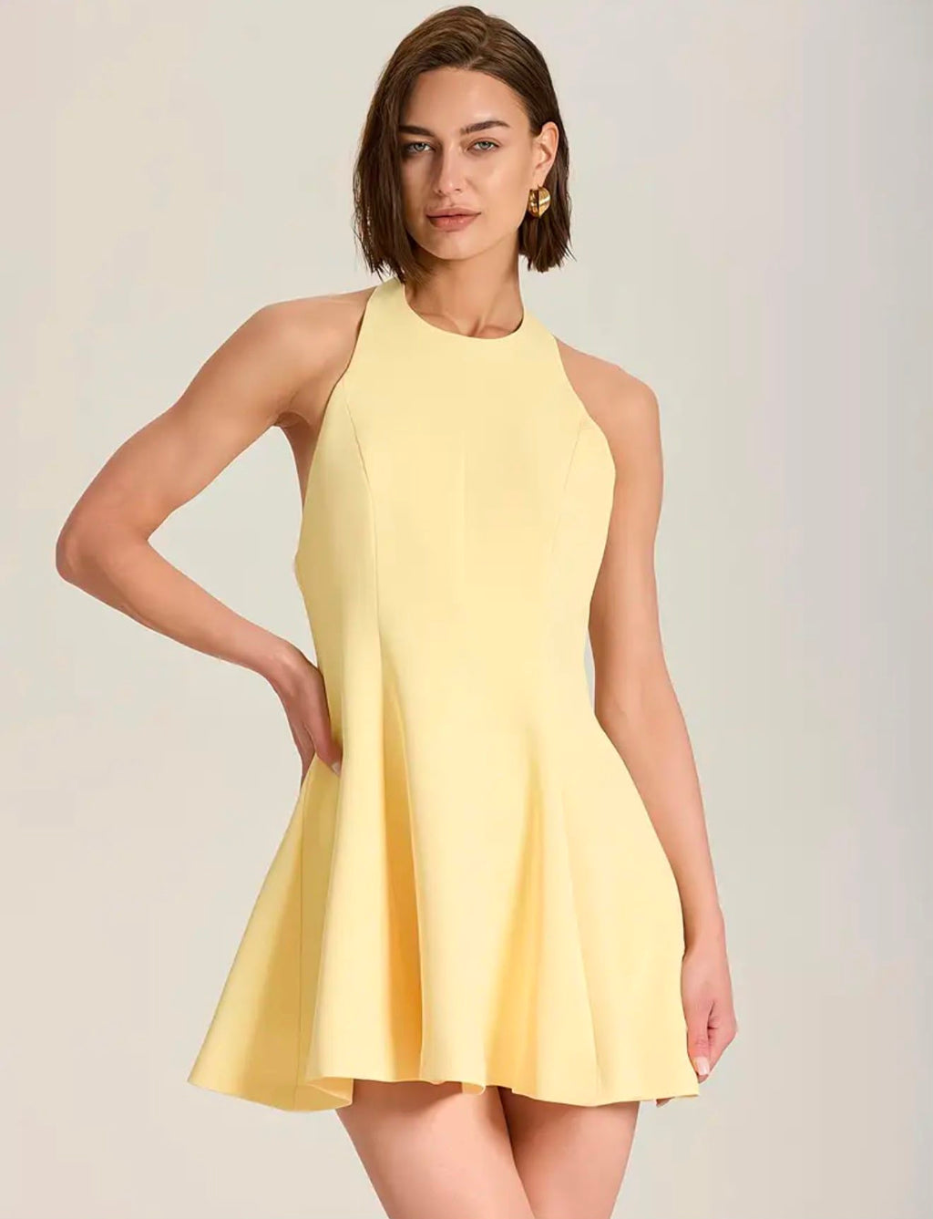 The Lemon Drop Mini Dress