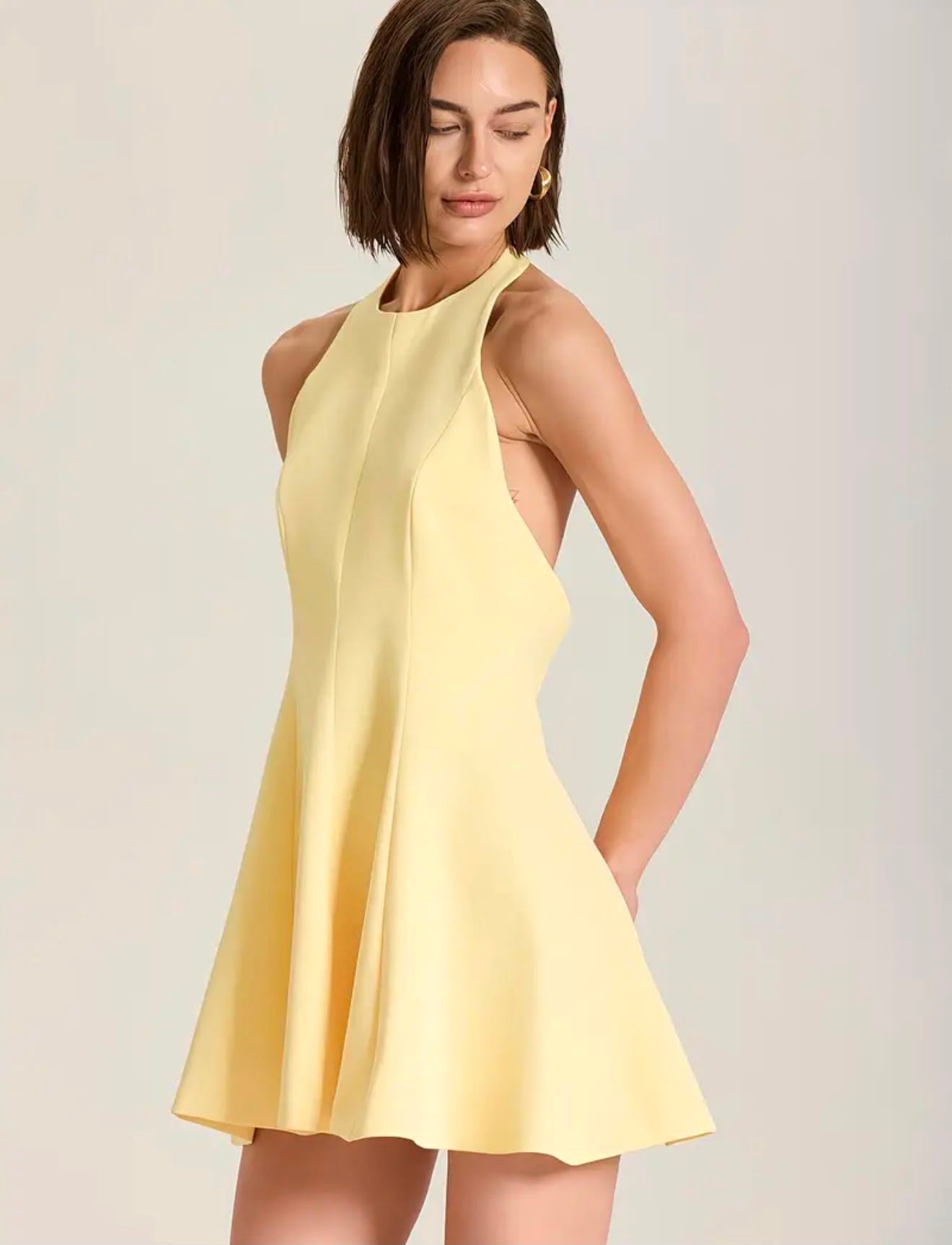 The Lemon Drop Mini Dress