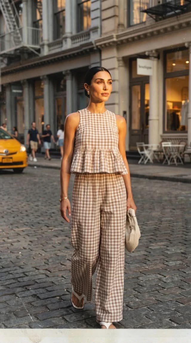 The Provence Gingham Set
