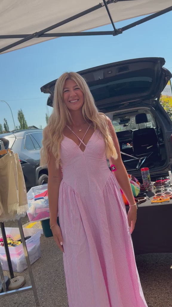 The Santorini Breeze Dress